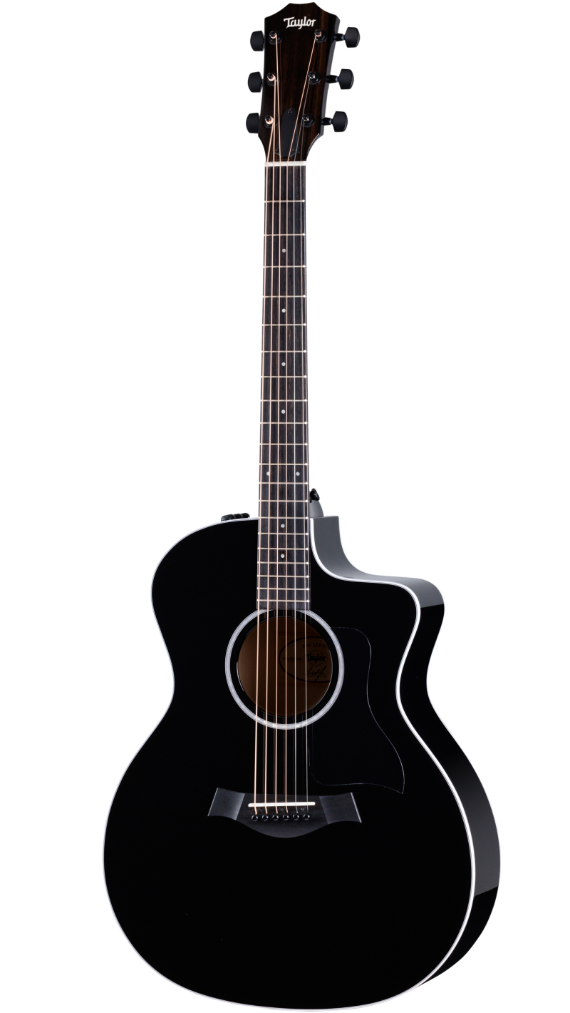 214ce-BLK Plus Big Leaf Maple Acoustic-Electric Guitar | Taylor 